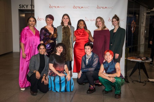 Photo of the Dance/NYC staff posing for a photo, smiling.